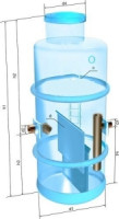Жироуловитель вертикальный EcoWasser-25,0-1800 Хуран А